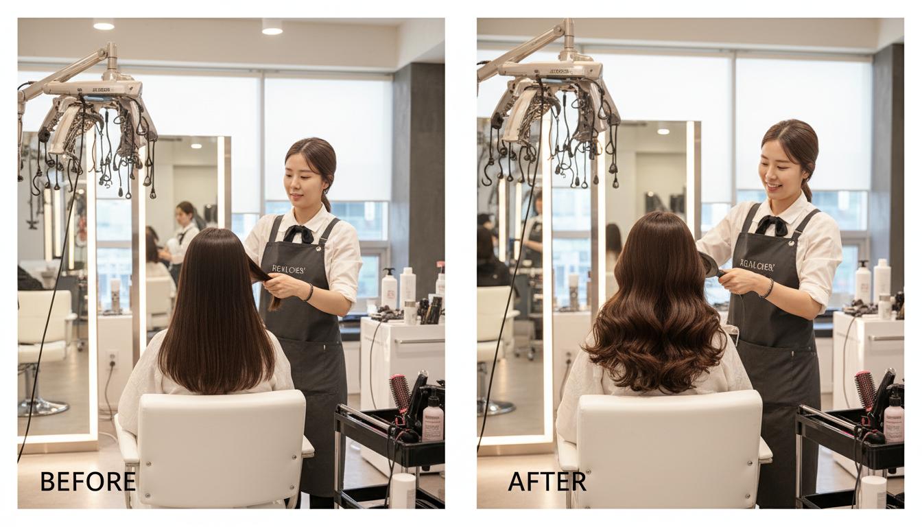 The Cortice Hair Salon - ดัดผมสไตล์เกาหลี